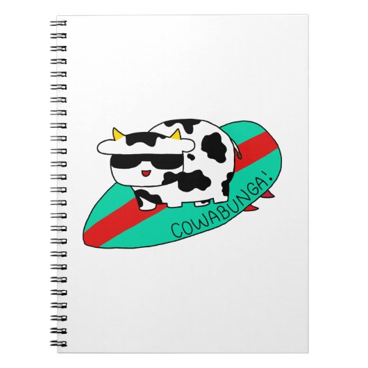 Cowabunga-Notitieboek Notitieboek (Voorkant)