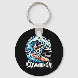 Cowabunga Strand Surfen Koe Surfen Surfplank Surfp Sleutelhanger