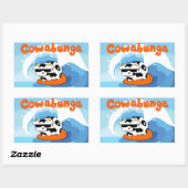 Cowabunga surfen koe sticker (Vel)
