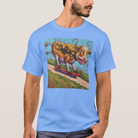 Cowabunga! T-shirt (Voorkant)