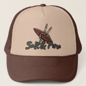cowabungtijd trucker pet (Voorkant)