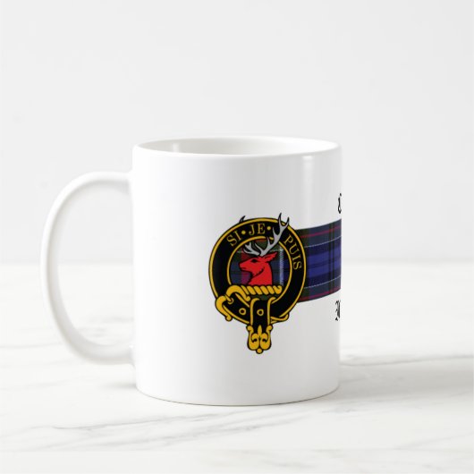 Cowan Scottish Crest en Tartan mok (Links)