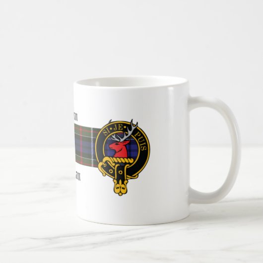 Cowan Scottish Crest en Tartan mok (Rechts)