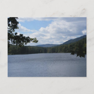 cowans gap state park pennsylvania lake trees briefkaart