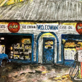 " Cowans Store " - Gemengde media Poster