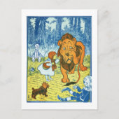 Cowarly Lion Briefkaart (Voorkant)