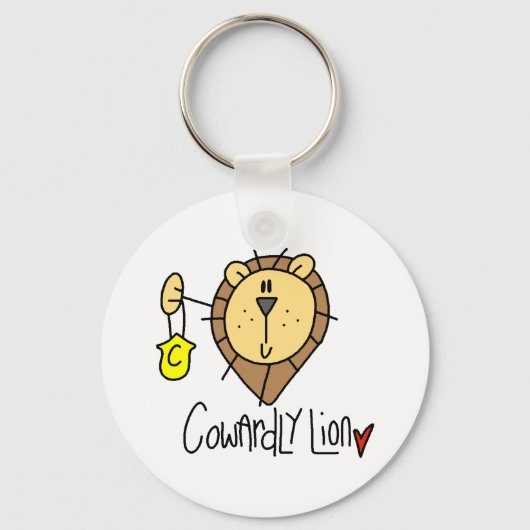 Cowarly Lion Sleutelhanger (Voorkant)