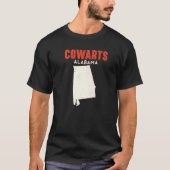 Cowarts Alabama USA State America Travel T-shirt (Voorkant)