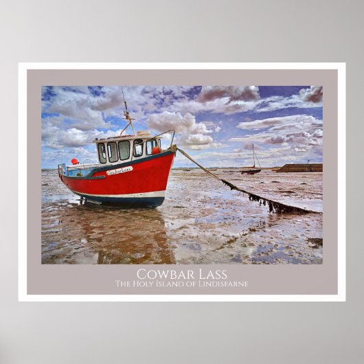 Cowbar Lass, Lindisfarne Poster (Voorkant)