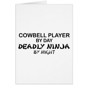 Cowbell Deadly Ninja bij nacht