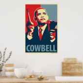 Cowbell - Obama parody poster (Keuken)
