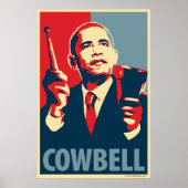 Cowbell - Obama parody poster (Voorkant)