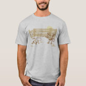 Cowbird Long hoeve Raglan T-shirt (Voorkant)