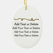 Cowboy3 Keramisch Ornament (Achterkant)