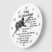 Cowboy 10 geboden grote klok (Hoek)