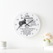 Cowboy 10 geboden grote klok (Huis)