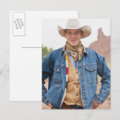 Cowboy 12 briefkaart (Voorkant / Achterkant)