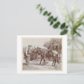 Cowboy 1900 Briefkaart (Staand voorkant)