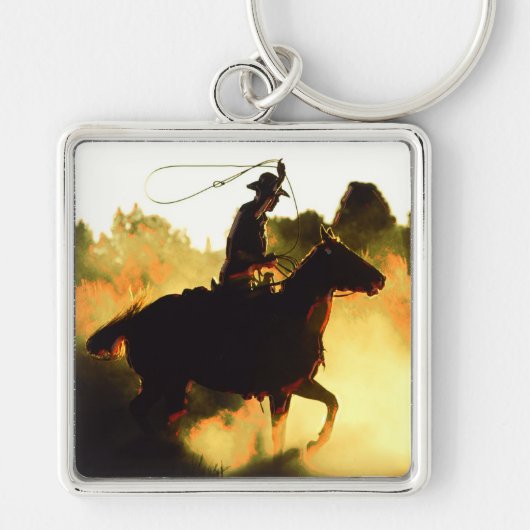 Cowboy 1 Sleutelhanger (Voorkant)