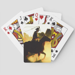 Cowboy 1-speelkaarten pokerkaarten