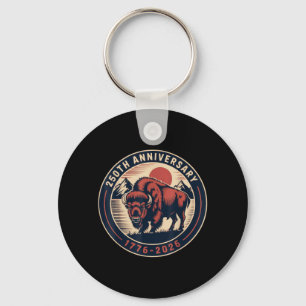 Cowboy 250 TH 4 juli-vlag 1776 2026 250ste Sleutelhanger