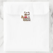 Cowboy 2e verjaardag Classic Round Sticker (Tas)