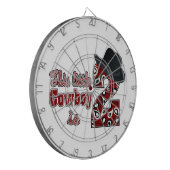 Cowboy 2e verjaardag dartbord (Voorkant Links)