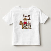 Cowboy 2e verjaardag kinder shirts (Voorkant)