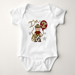 Cowboy 2e verjaardag T-shirts en cadeaus