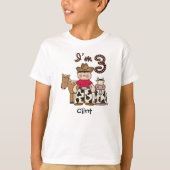 Cowboy 3rd Birthday T-Shirt (Voorkant)