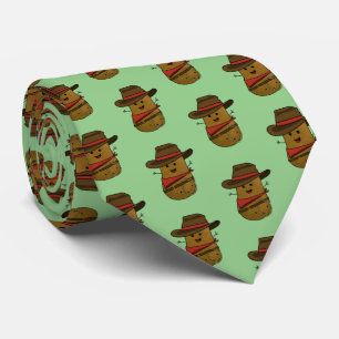 Cowboy Aardappelpatroon Stropdas