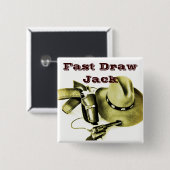 Cowboy Action Shooting Alias Button Pin (Voorkant /achterkant)