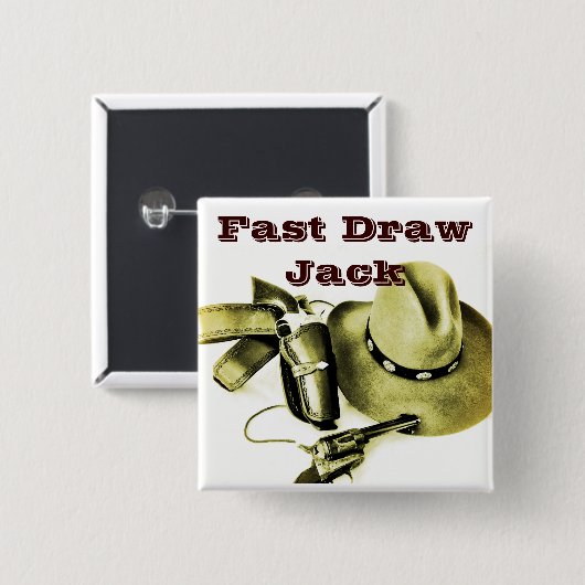 Cowboy Action Shooting Alias Button Pin (Voorkant /achterkant)