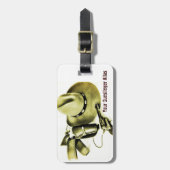 Cowboy Action Shooting Pistool Cart ID Label Bagagelabel (Voorkant verticaal)