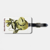 Cowboy Action Shooting Pistool Cart ID Label Bagagelabel (Achterkant horizontaal)