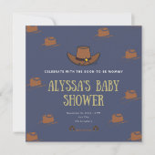 Cowboy Adoption Baby shower Kaart (Voorkant)