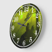 Cowboy-afbeelding voor acrylwandklok grote klok (Hoek)