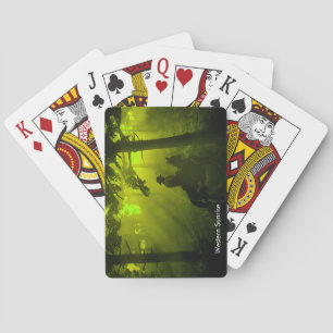 Cowboy-afbeelding voor klassieke speelkaarten