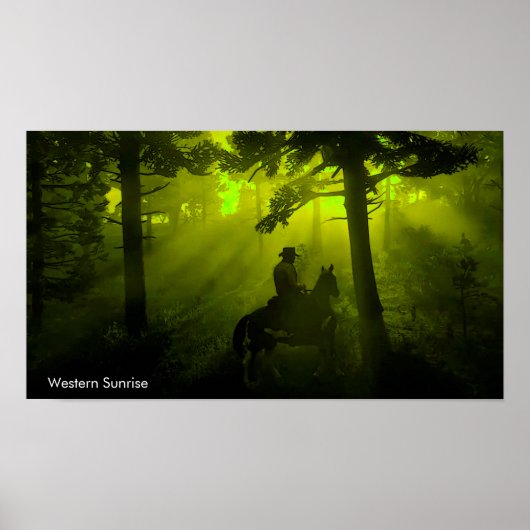 Cowboy-afbeelding voor Poster (Voorkant)