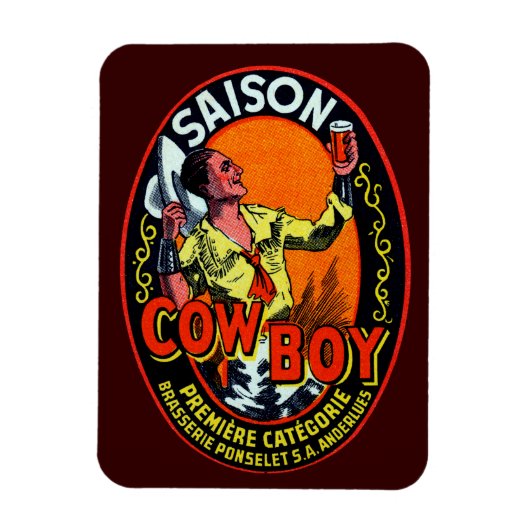 Cowboy Ale Magneet (Verticaal)