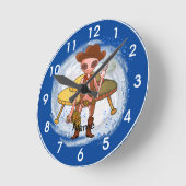 Cowboy Alien Clock Ronde Klok (Hoek)