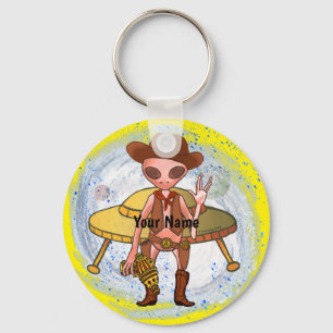 Cowboy Alien-sleutelhanger Sleutelhanger