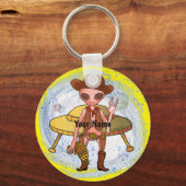 Cowboy Alien-sleutelhanger Sleutelhanger (Voorkant)
