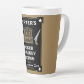Cowboy Amerikaans Frontier Saloon Latte Mok (Rechterhoek)