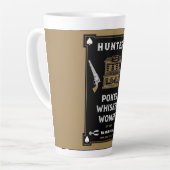 Cowboy Amerikaans Frontier Saloon Latte Mok (Linkerhoek)