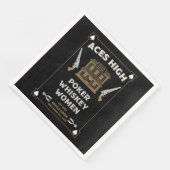 Cowboy Amerikaans Frontier Saloon Servet (Hoek)