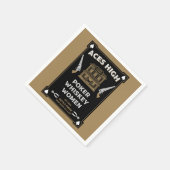 Cowboy Amerikaans Frontier Saloon Servet (Hoek)