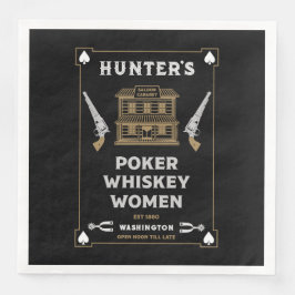 Cowboy Amerikaans Frontier Saloon Servet