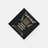 Cowboy Amerikaans Frontier Saloon Servet (Hoek)