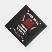 Cowboy Amerikaans Frontier Saloon Servet (Hoek)